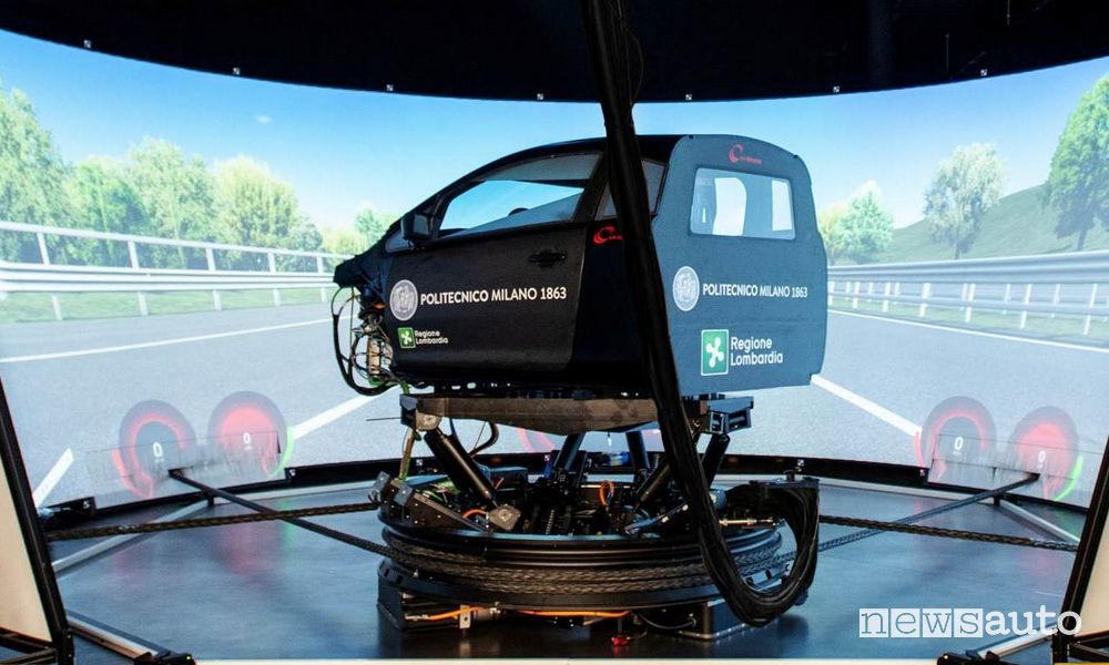 Al Politecnico di Milano il primo simulatore per auto che si guida