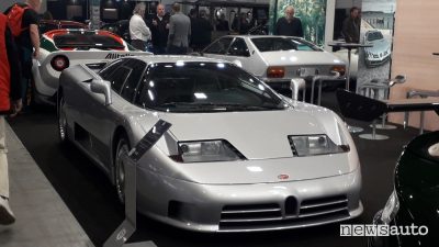 Bugatti EB 110 esposizione ad Auto e Moto d'Epoca 2023 Bologna