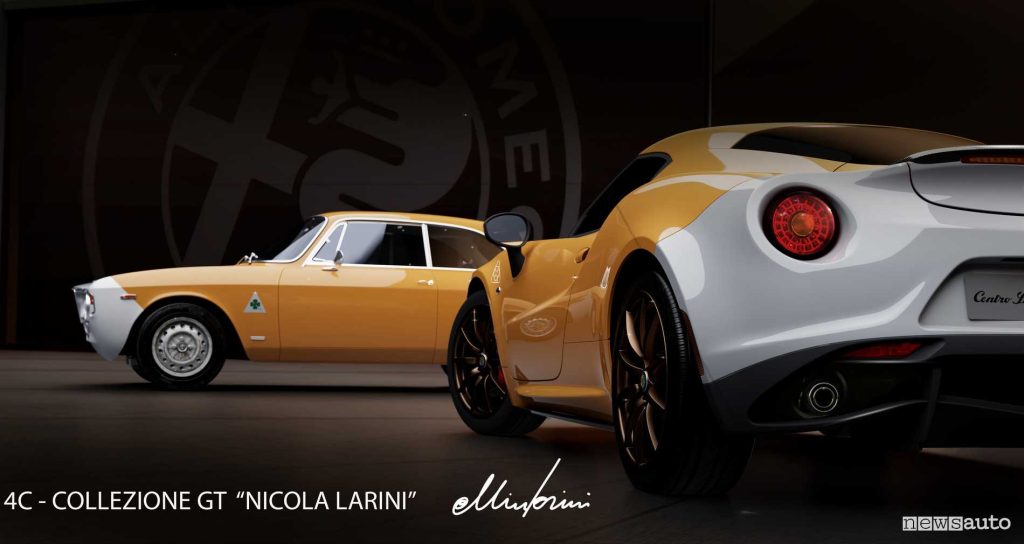 Alfa Romeo 4C collezione Nicola Larini Giallo Ocra